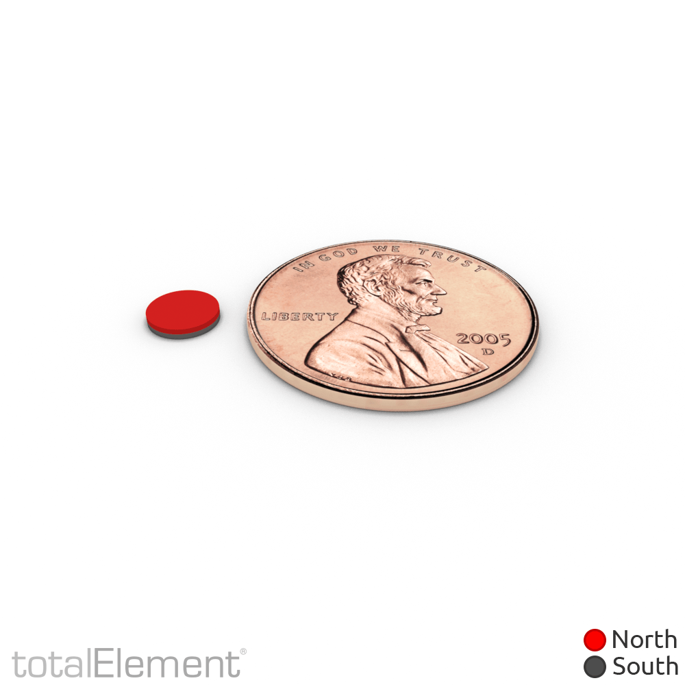 thumbnail image 2 of N52 Super Strong Disc Neodymium Magnets – 7mm X 1mm (9/32x1/32) – Rare Earth – Pack Of Multiple 2 of 4