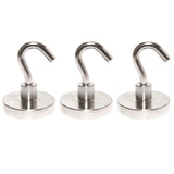 40lb Heavy-Duty Magnetic Hanging Hooks (3 Pack) - totalElement