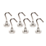 9lb Magnetic Hanging Hooks (6 Pack) - totalElement