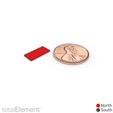 1/2 x 1/4 x 1/32 Inch Thin Neodymium Rare Earth Block Magnets N52 (100 Pack) - totalElement