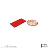 1 x 1/2 x 1/16 Inch Neodymium Rare Earth Bar Magnets N52 (18 Pack) - totalElement