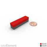 2 x 1/2 x 1/2 Inch Neodymium Rare Earth High Temperature Bar Magnets N42SH (2 Pack) - totalElement