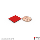 3/4 x 3/4 x 1/16 Inch Neodymium Rare Earth Block Magnets N42 (16 Pack) - totalElement