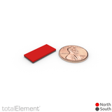 3/4 x 3/8 x 1/16 Inch Neodymium Rare Earth Block Magnets N52 (35 Pack) - totalElement