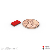 3/8 x 1/4 x 1/16 Inch Neodymium Rare Earth Block Magnets N52 (100 Pack) - totalElement