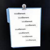 1.25 Inch Magnetic Bulldog Clip, Office/Refrigerator Ferrite Magnet (24 Pack) - totalElement